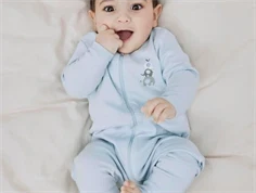 Name It baby blue elefant natdragt (2-pack)